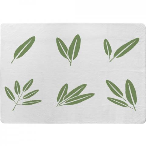 Herbs Designer Rug - Green / 200cm