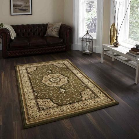 Heritage 4400 Rugs in Green