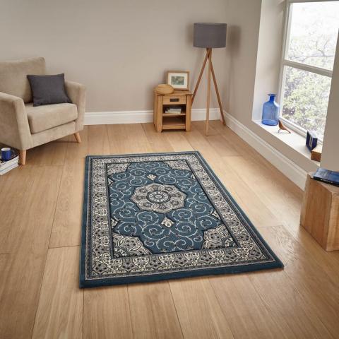 Heritage Rugs 4400 in Dark Blue