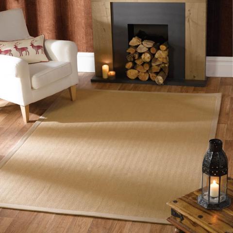 Herringbone Jute Rugs in Natural