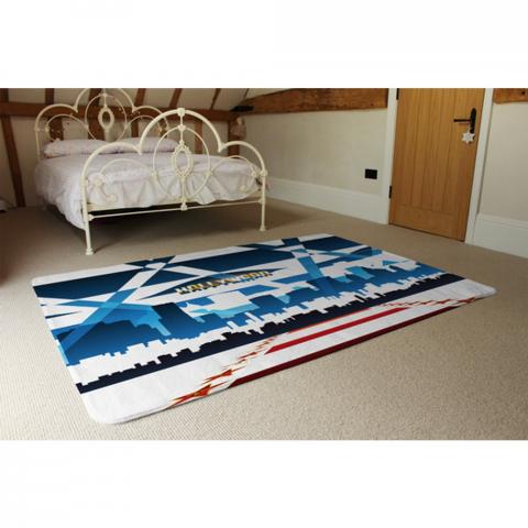 Hollywood Designer Rug - Blue / 230cm