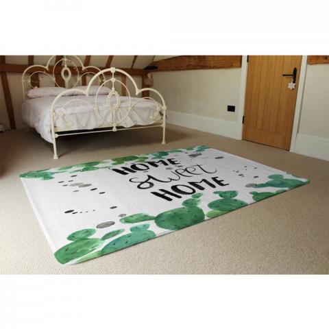 Home Sweet Home Designer Rug - Green / 230cm