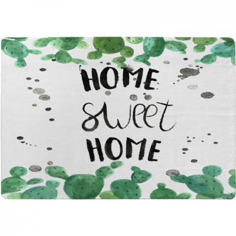 Home Sweet Home Designer Rug - Green / 200cm