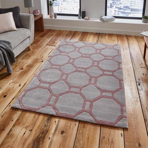 Hong Kong 4338 Rug Grey Rose 