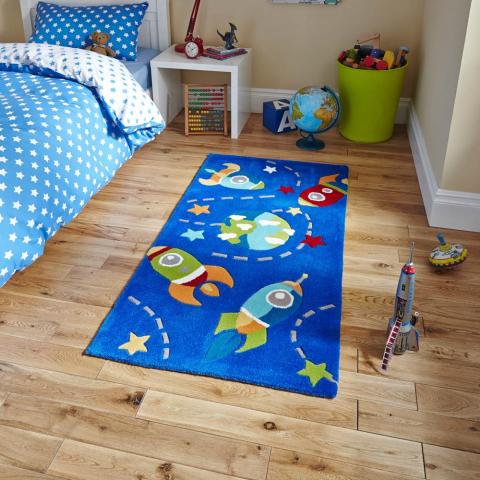 Hong Kong HK6149 Blue Space Rug