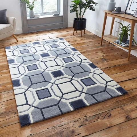 Hong Kong Rug 9238 Ivory Grey  size