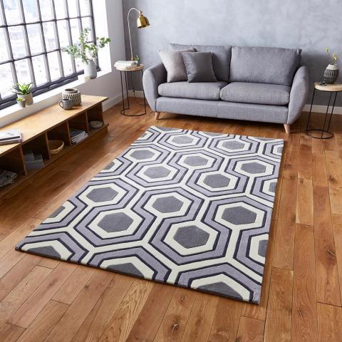 Hong Kong Rugs HK3661 in Grey