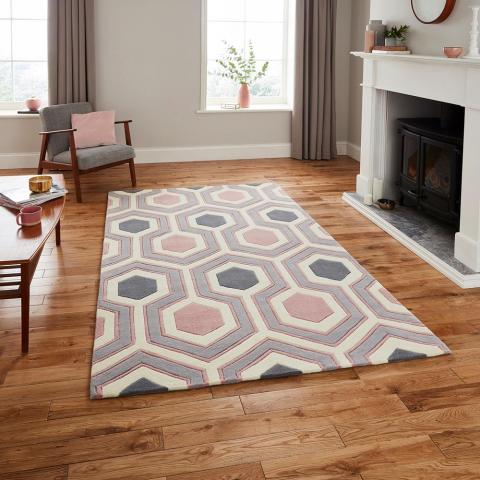 Hong Kong Rugs HK3661 in Grey Rose