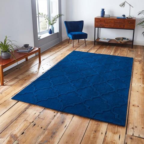 Hong Kong Rugs HK8583 in Navy