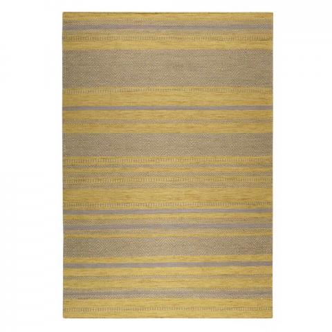 Hudson Kelim Rugs 6113 05 in Yellow by Esprit