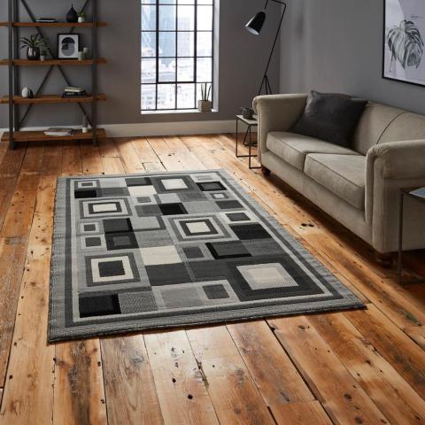 Hudson Rugs 3222 in Grey