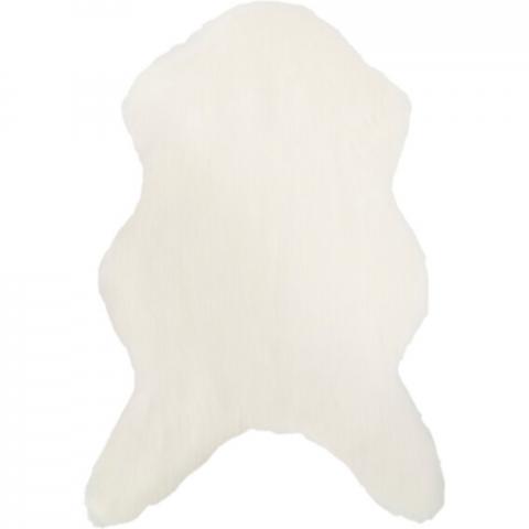 Icelandic Faux Fur Rug 60Cm X 90Cm - White