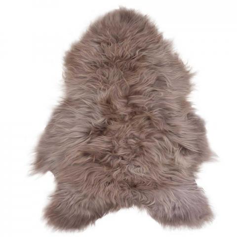 Icelandic Sheepskin Rugs in Taupe Brown