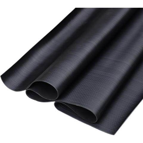 Indoor Outdoor Rubber Mats - Black / 5m / 1.5m