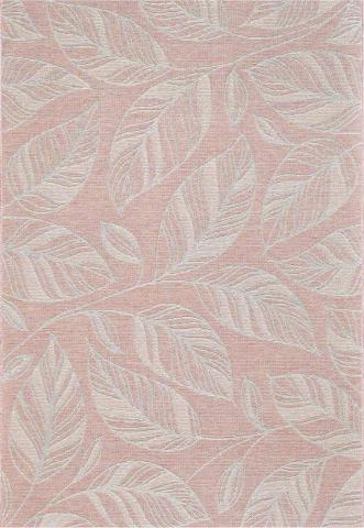 Indoor Outdoor Rug Peach Leaf Newquay 