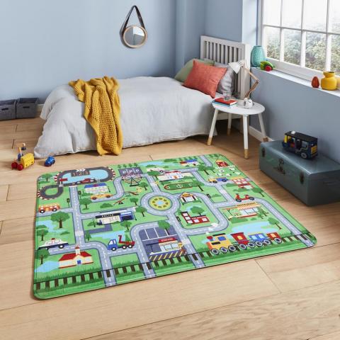 Inspire G4563 Rugs in Green