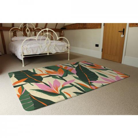 Jungle Plants Designer Rug - Green / 230cm