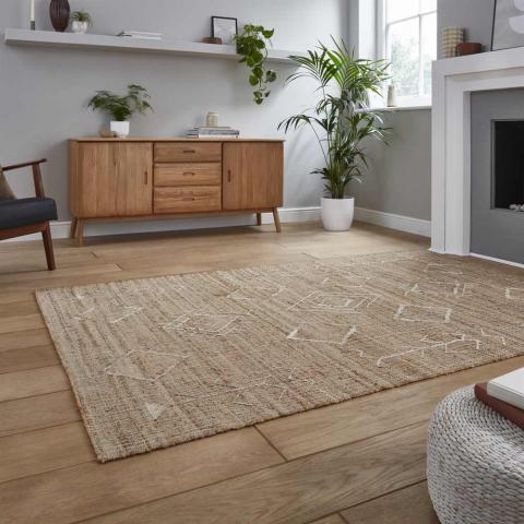 Jute Rug Bazaar Natural 24831 