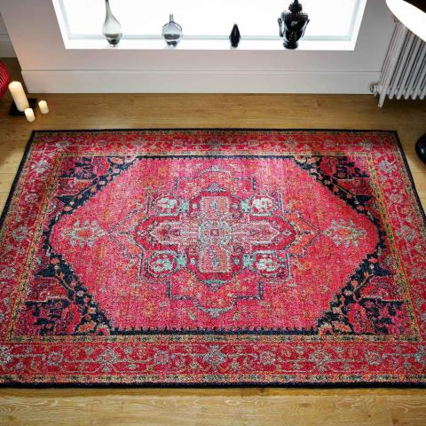 Kaleidoscope Rugs 1332 S Pink