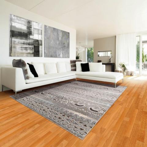 Karma Rugs KRM03 in Stone