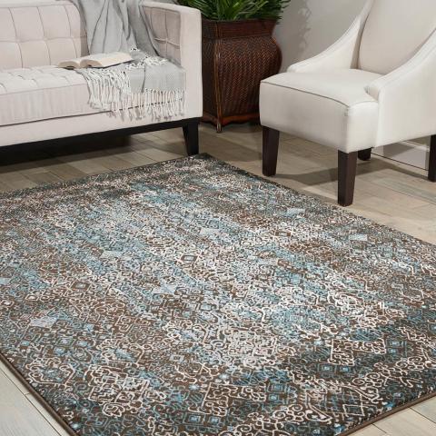 Karma Rugs KRM04 in Blue