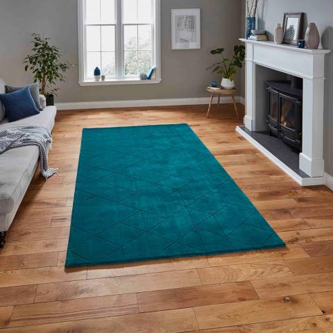 Kasbah KB2025 Dark Teal Rug 