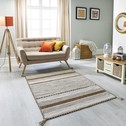 Kelim Rugs in Ochre