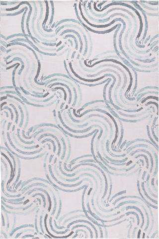 Kelly Wearstler Parallax 3.05x2.44m/10'x8' Grey Abstract rug by The Rug Company