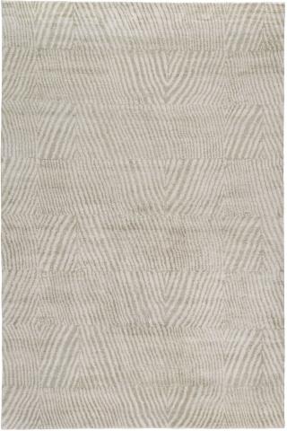 Kelly Wearstler Post 3.66x2.74m/12'x9' Beige Abstract rug by The Rug Company