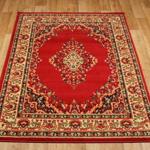 Keshan Rugs 112 R Red Aubusson