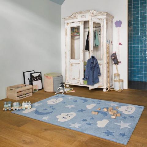 Lalelu Kids Rugs 4291 01 in Blue