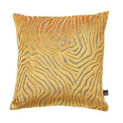 Lana Zebra Animal Cushion in Yellow