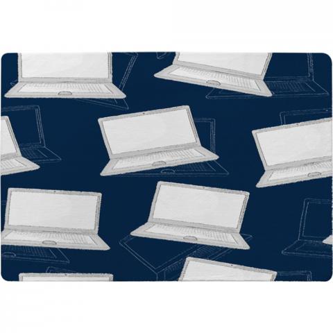 Laptops Designer Rug - Blue / 150cm