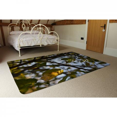 Leaves And Branches Designer Rug - Green / 230cm