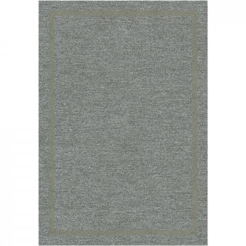 Liberty Modern Abstract Bordered Rugs 34045 3171 in Grey