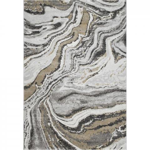 Liberty Modern Abstract Rugs 34040 6191 in Gold