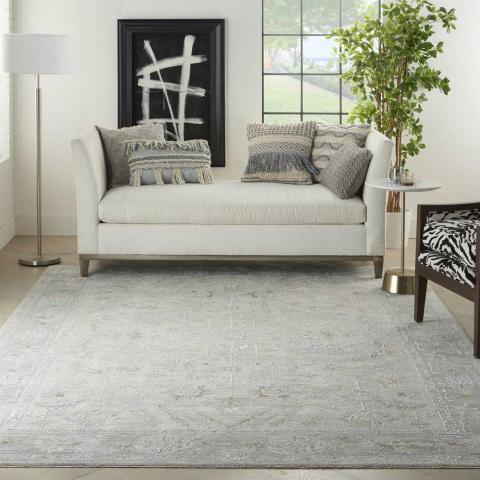 Light Grey Traditional Rug Infinite IFT01 