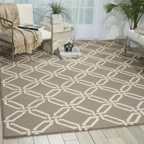 Linear Woolen Rug Silver LIN08 