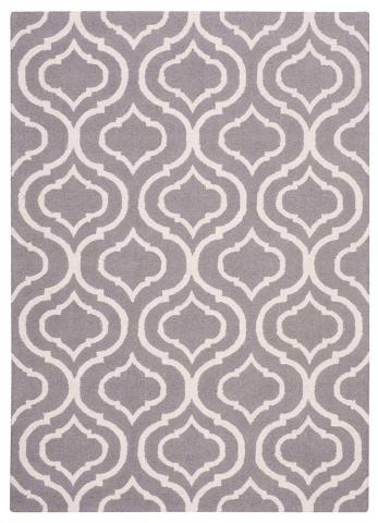 Linear Woolen Rug Silver LIN15 