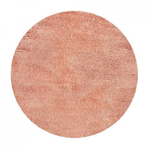 Live Nature Round Shaggy Rugs 80124 060 by Esprit in Pink