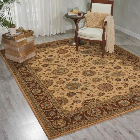 Living Treasure Rugs by Nourison LI05 in Beige