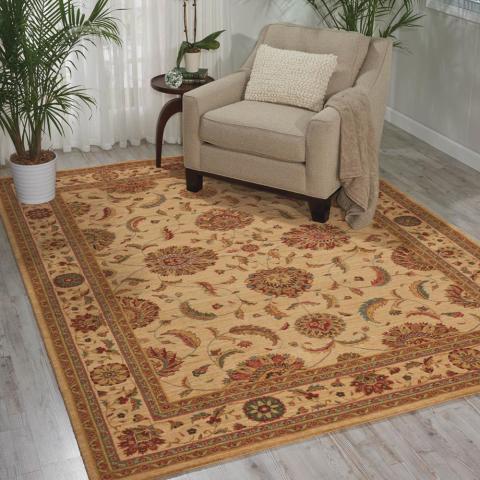 Living Treasure Rugs by Nourison LI04 in Ivory