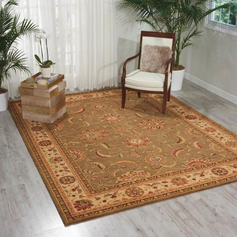 Living Treasure Rugs by Nourison LI04 in Green