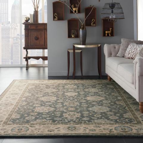 Living Treasure Rugs by Nourison LI16 in Grey Ivory