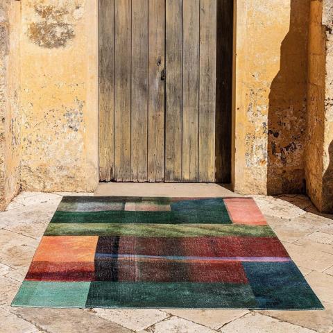 Louis De Poortere Designer Fiesta Rugs in 8448 Bunt Multi