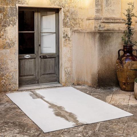 Louis De Poortere Designer Linares Rugs in 9058 White