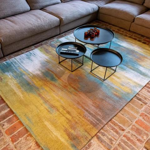 Louis De Poortere Designer Monetti Rugs in 9118 Nenuphar Bronze