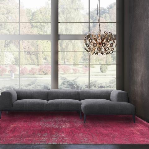 Louis De Poortere Fading World Rugs 8260 Scarlet