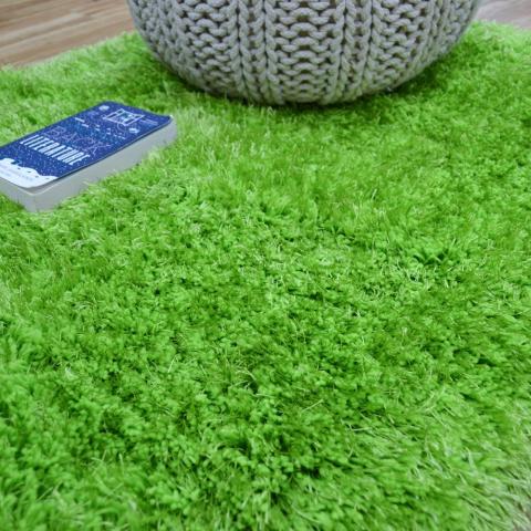 Love Shaggy Rugs in Green