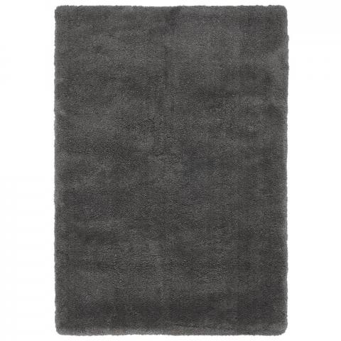 Lulu Shaggy Rugs in Charcoal